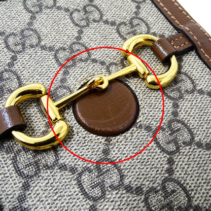 Gucci Gg Supreme Horsebit 1955 Mini Bag (625615) - Women'S Shoulder Pouch