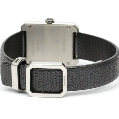 Chanel Boy-Friend Steel Leather Quartz