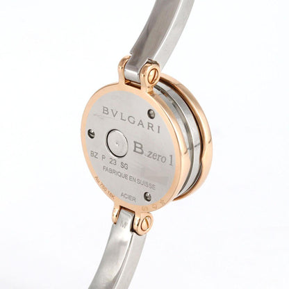 Bvlgari B-Zero1 Pg Combi 12P Medium Size Bzp23Sg Bz23Wsgs 12.M Ssxpg Quartz Wristwatch