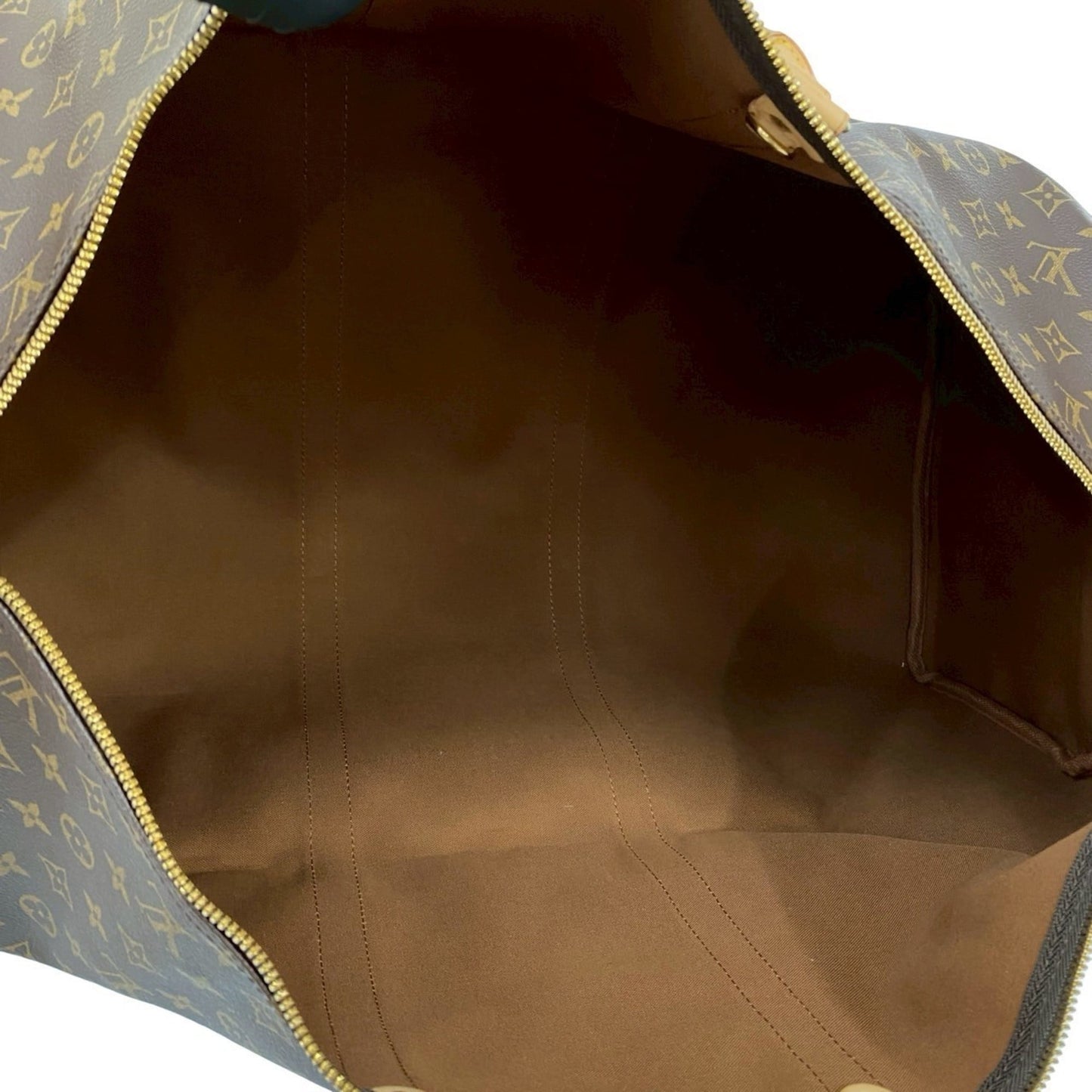 Nearly Unused Louis Vuitton Keepall 55 Monogram Leather Boston Bag/Travel Bag/Handbag