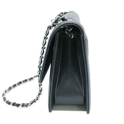 Chanel Caviar Skin 2.55 Shoulder Chain Black Seal Included 6935244