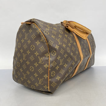 Louis Vuitton Monogram Keepall 50 Boston Bag M41426 Brown