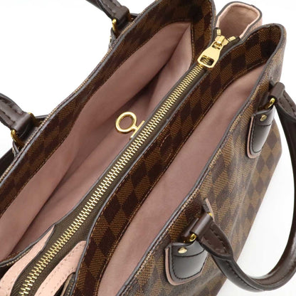 Louis Vuitton Damier Normandy Handbag Shoulder Bag Brown Magnolia Pink N41488