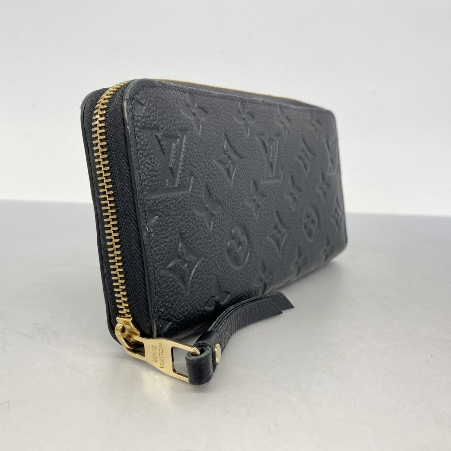 Louis Vuitton Monogram Empreinte Zippy Wallet M61864 Noir