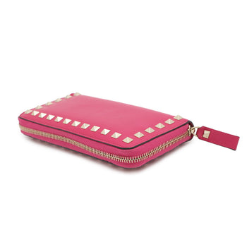 Valentino Garavani Long Wallet Studs Round Zip Qw2P0645Bol Valentino