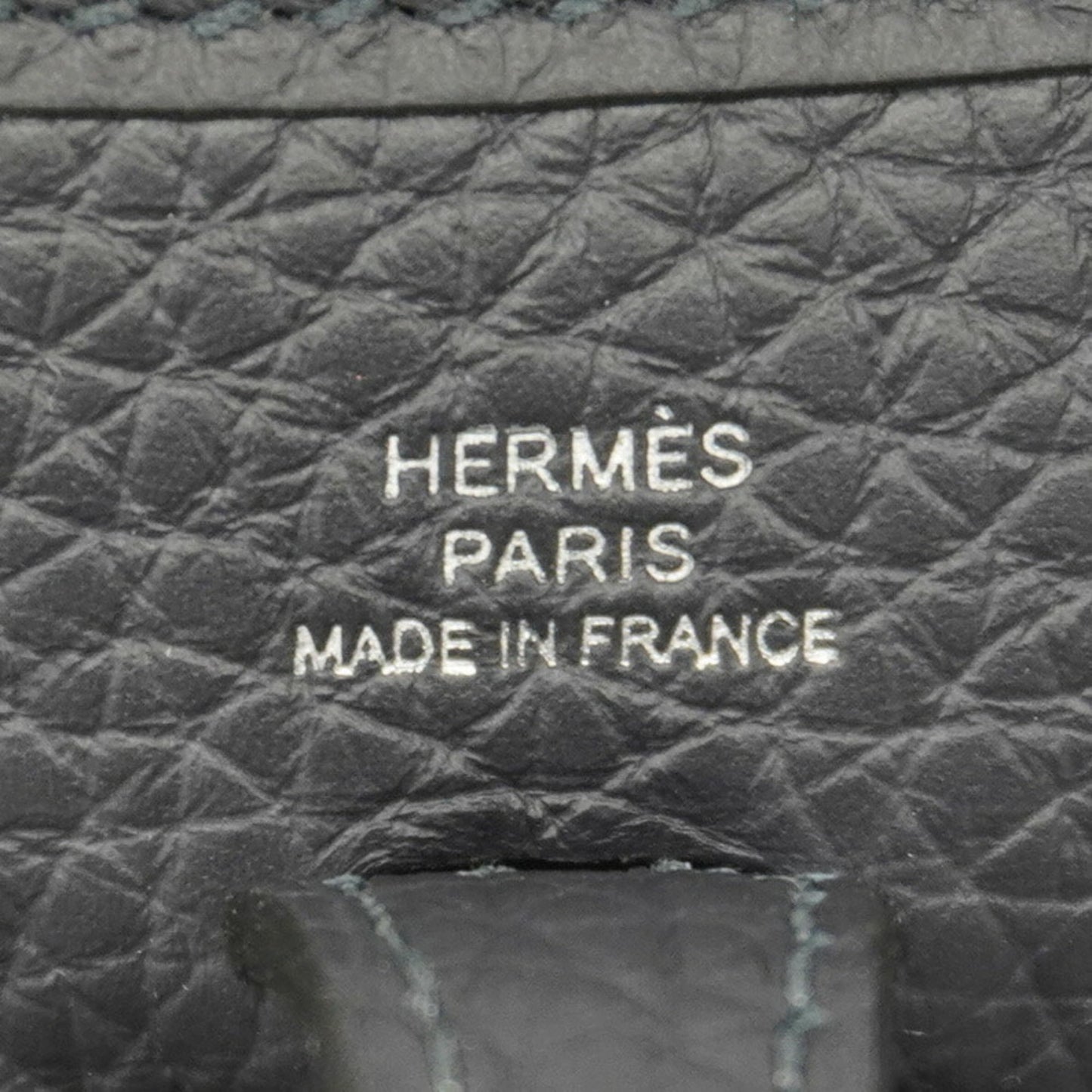 Leather Hermes Shoulder Bag Taurillon Clemence