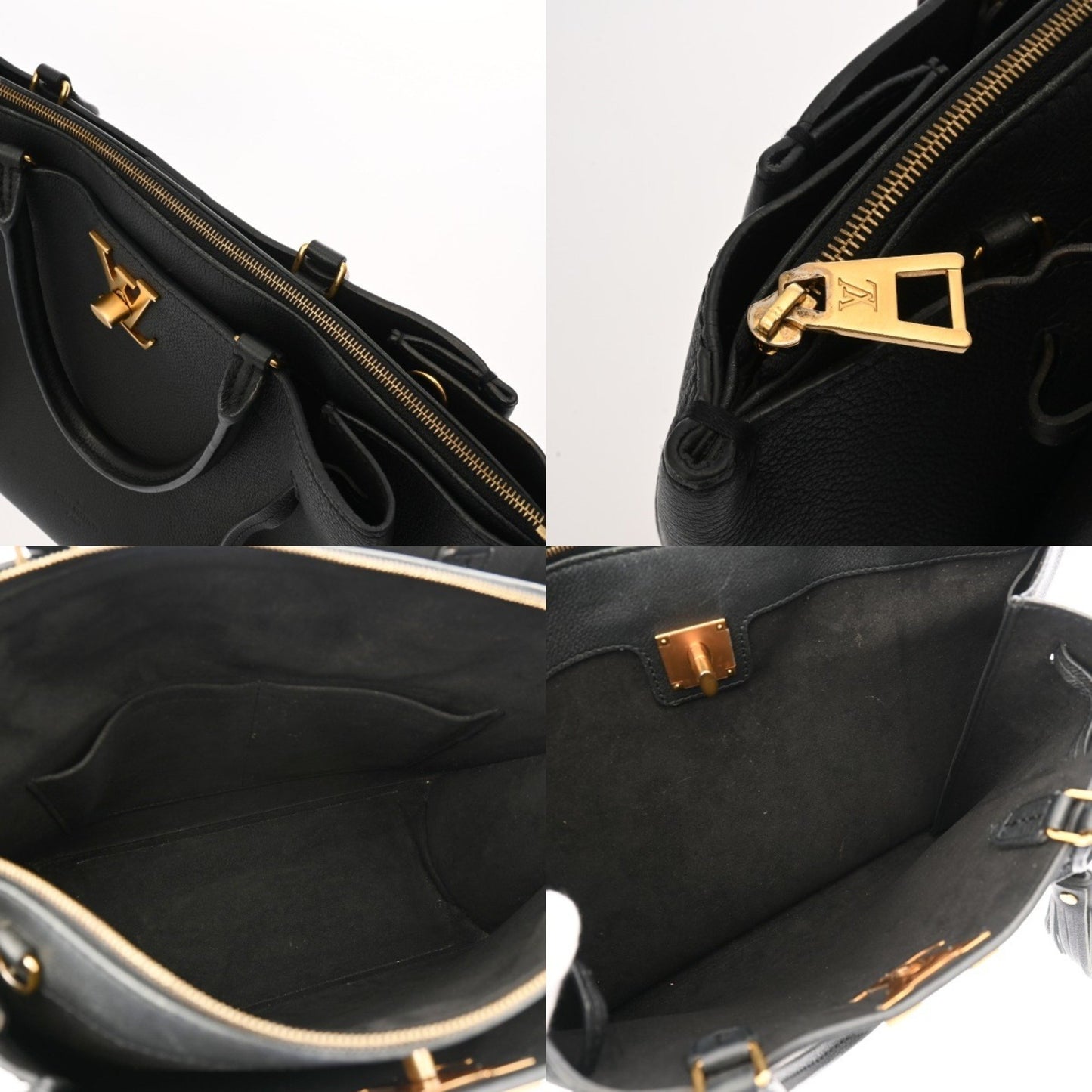 Louis Vuitton Louis Vuitton Rockmeat Noir M54569 Women'S Calfskin Handbag