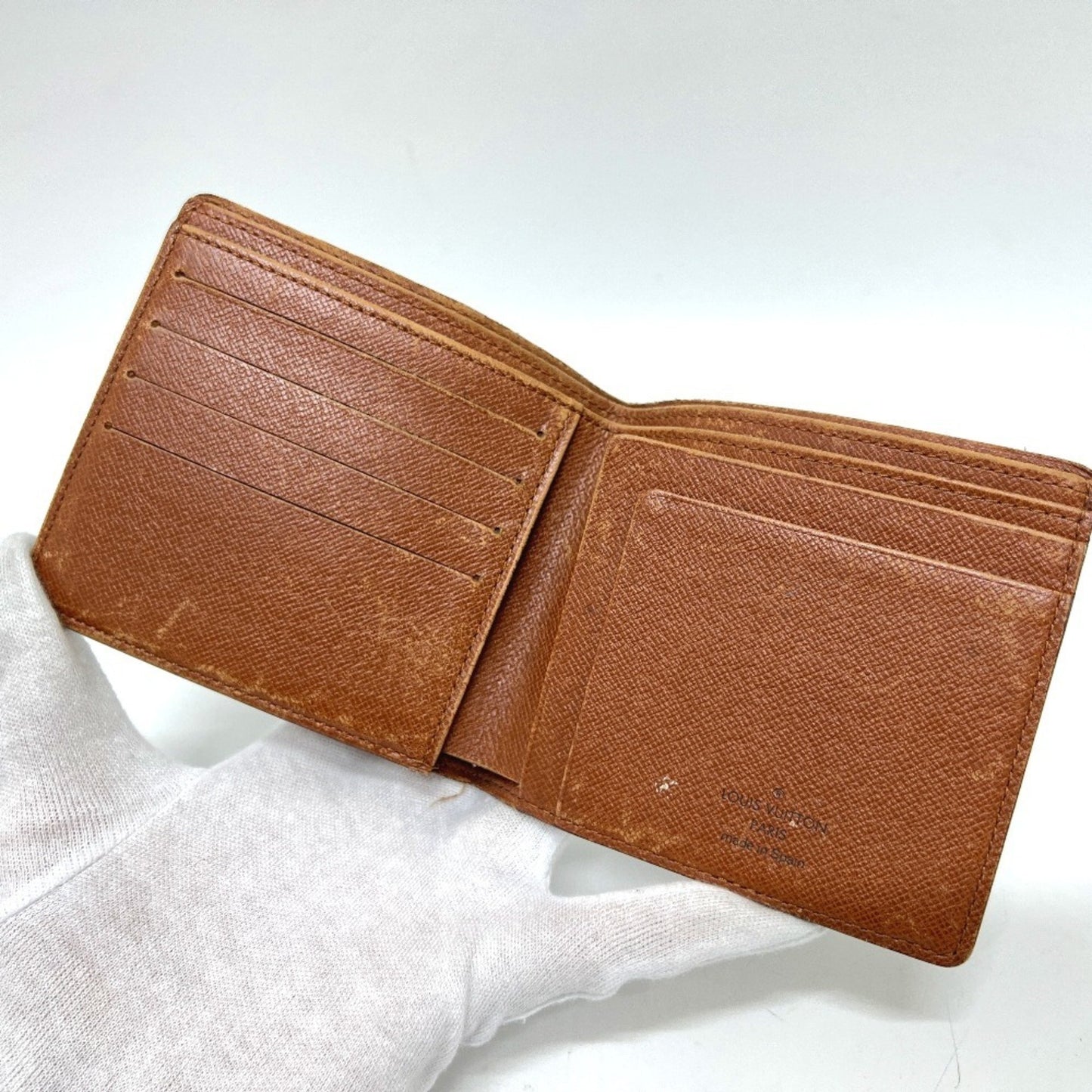 Louis Vuitton M60879 Porte-Bie Carte Credit Bifold Wallet In Monogram Canvas