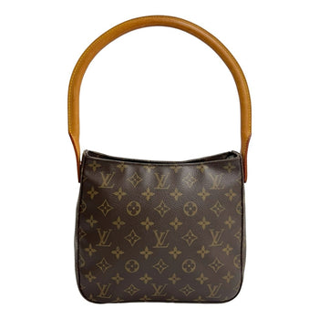 Louis Vuitton Looping Mm Monogram Leather One-Shoulder Bag/Semi-Shoulder Bag