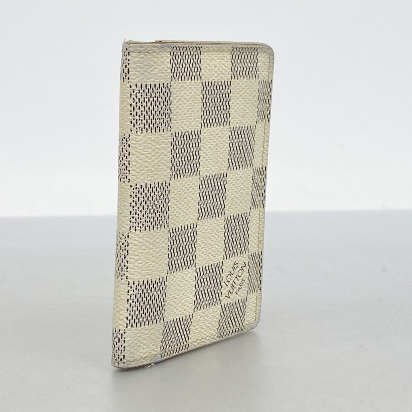 Louis Vuitton Damier Azur Envelope Carte De Visite Card Case N61746 White