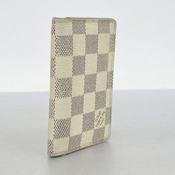 Louis Vuitton Damier Azur Envelope Carte De Visite Card Case N61746 White
