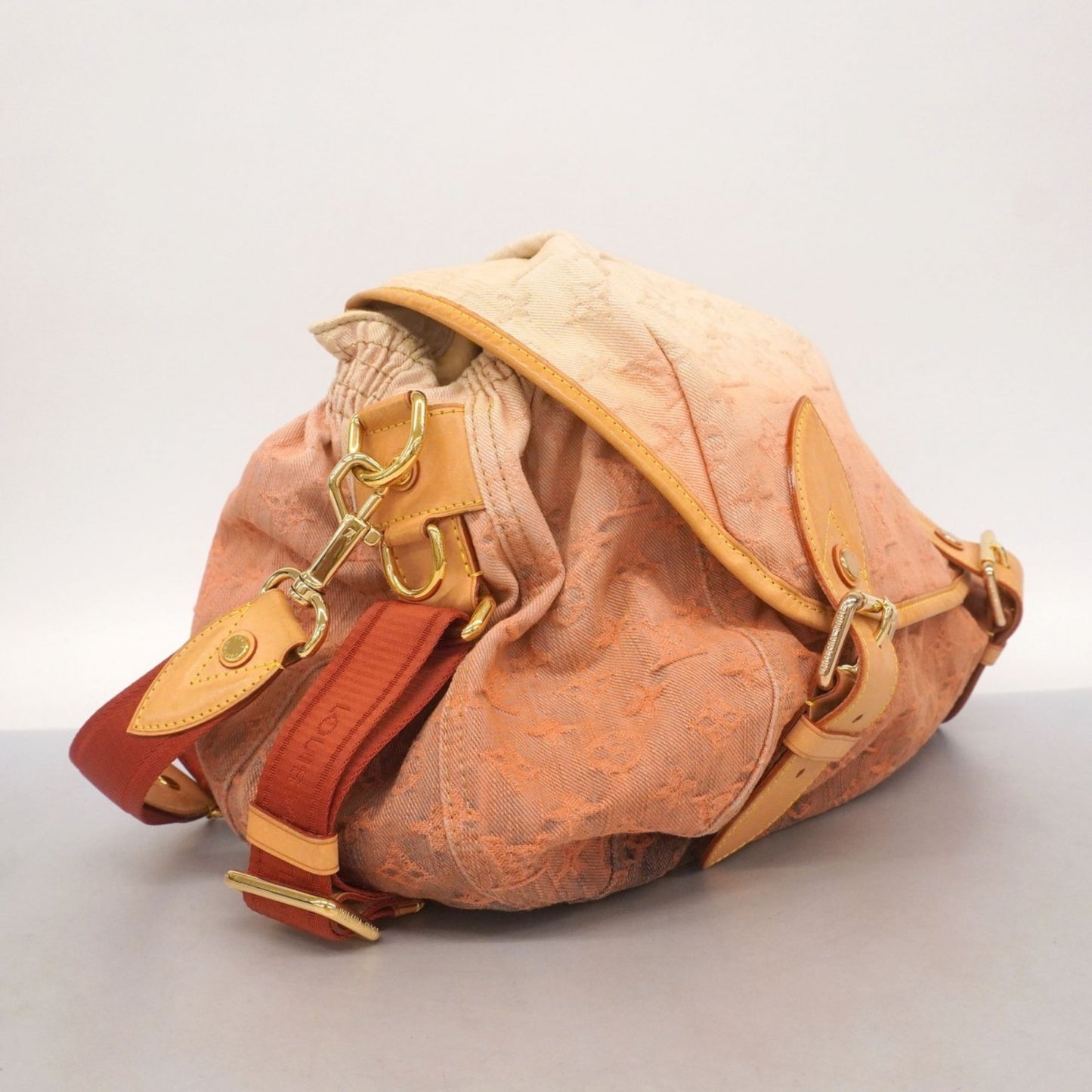 Louis Vuitton Monogram Denim Sunrise Shoulder Bag M93190 Orange