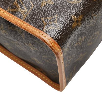 Louis Vuitton Monogram Popincourt Handbag M40007 Brown Leather