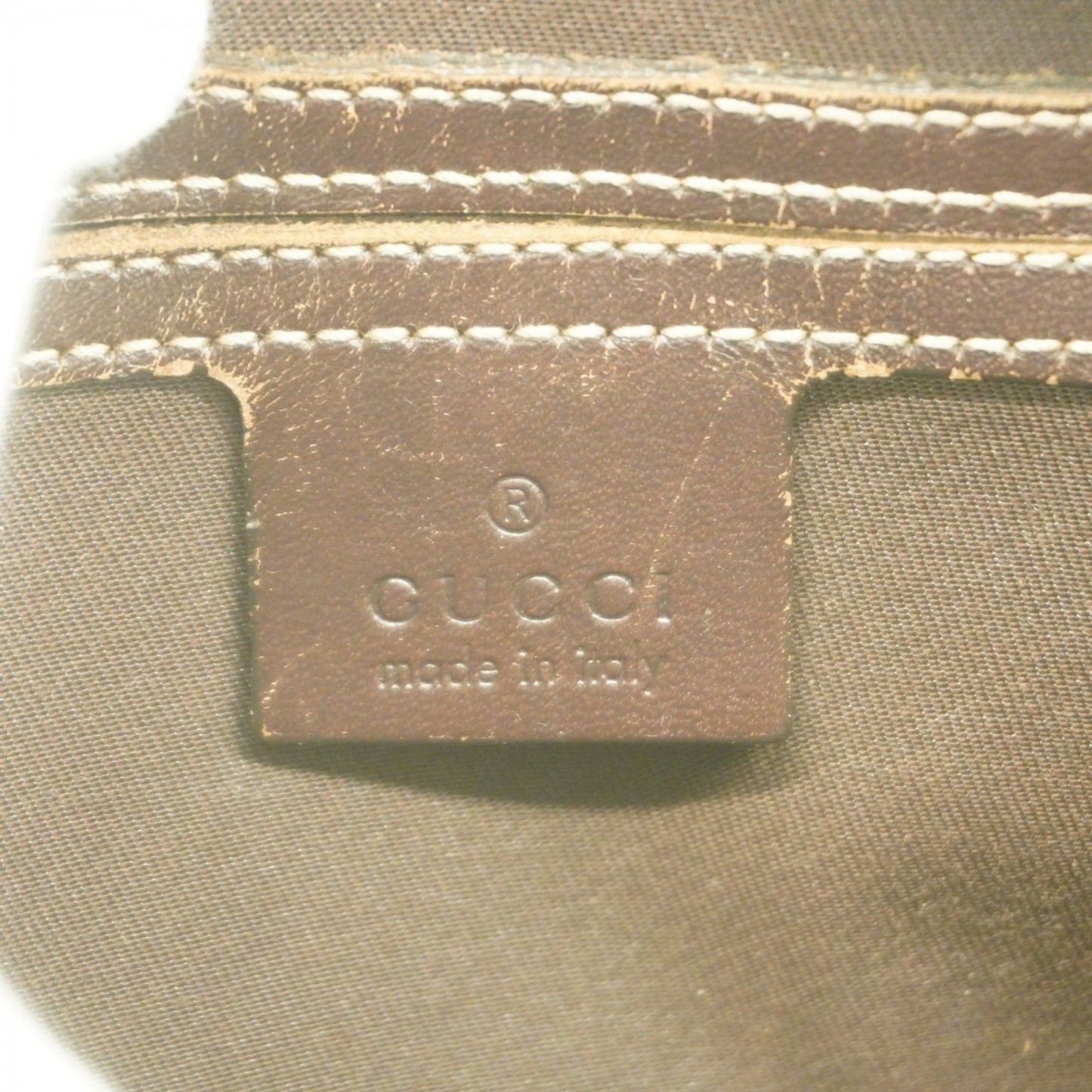 Gucci Gg Supreme Shoulder Bag 201447 Brown Champagne