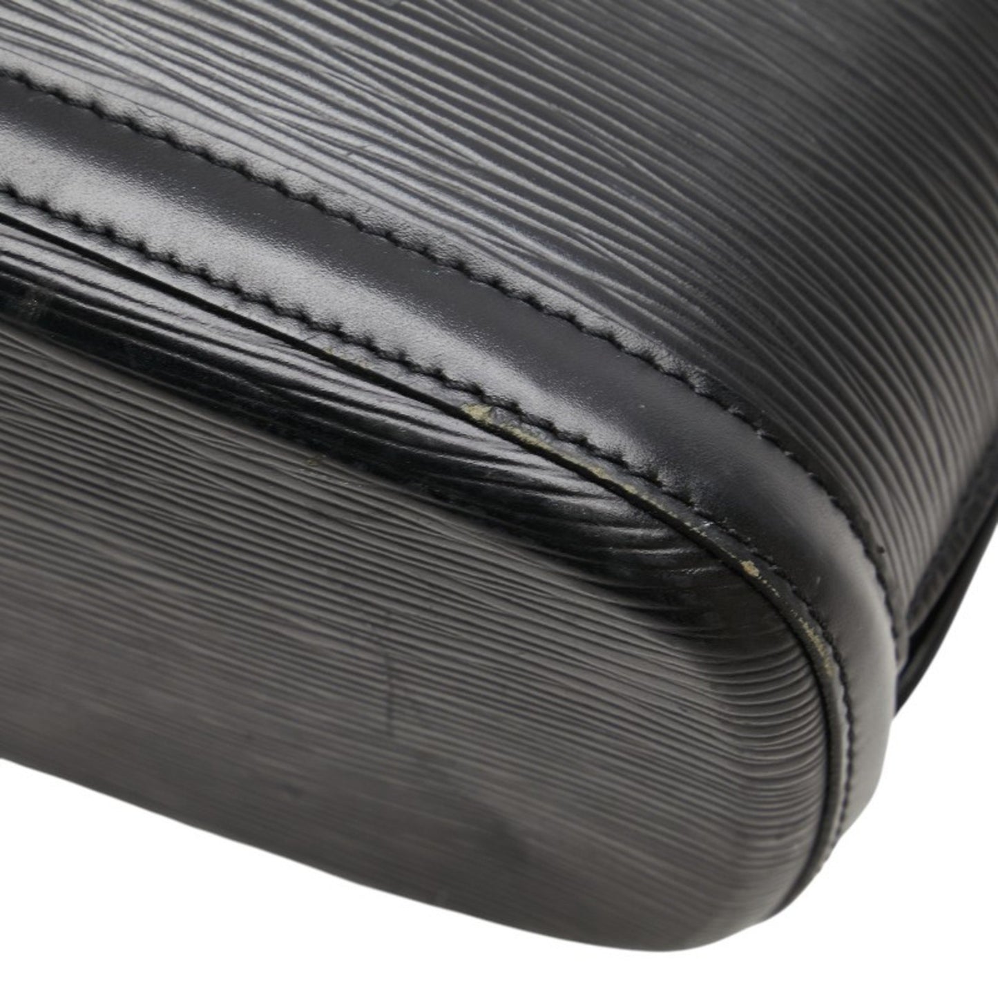 Louis Vuitton Epi Lussac One-Shoulder Bag Tote M52282 Noir Black Leather