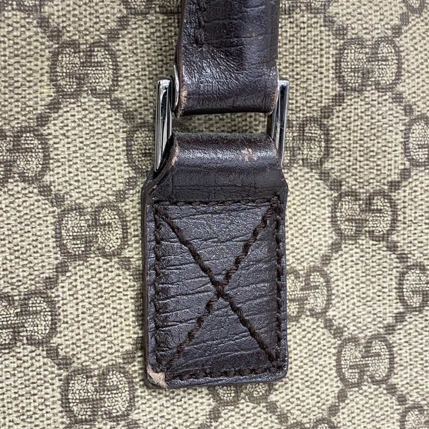 Gucci Gg Supreme Tote Bag 131220 Beige Brown