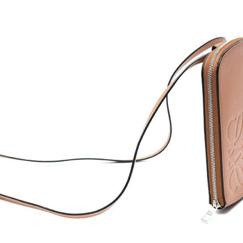 Loewe Multifunctional Case Phone Holder Shoulder Pouch C500R47X01 Leather Camel S-159440
