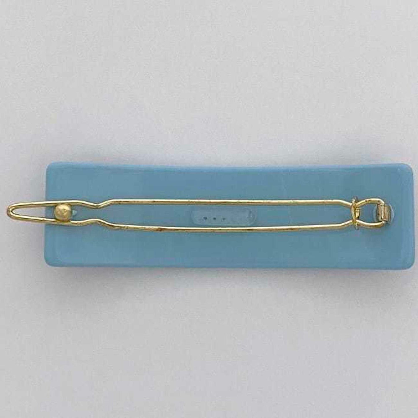 Fendi Valletta Light Blue Pink Jfp402 Hair Clip Plastic Gp Fendi Ff Zucca Square
