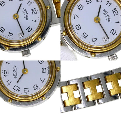 Herms Clipper Watch With Old Buckle