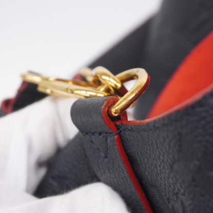 Louis Vuitton Monogram Empreinte Neonoe Handbag M45306 Marine Rouge 2-Way Bag