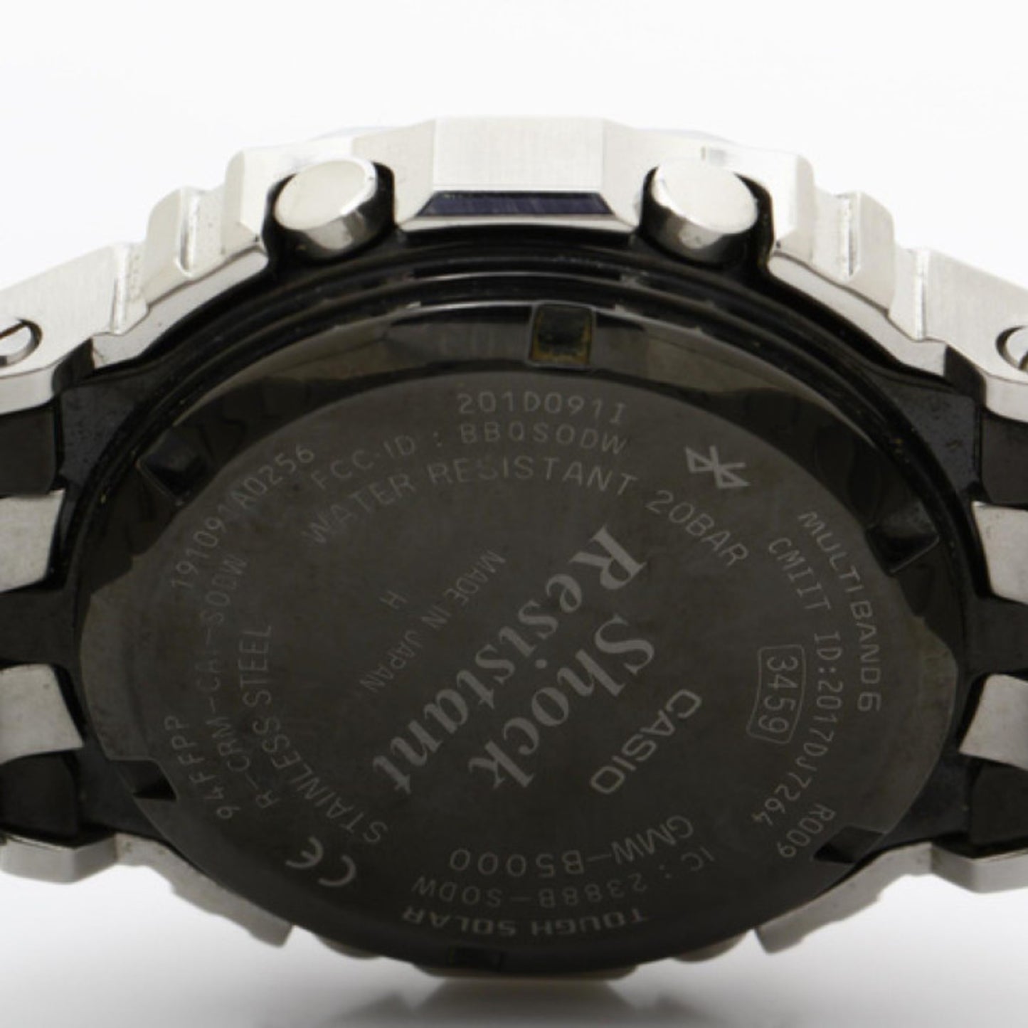 Casio G-Shock Gmw-B5000 Full Metal Men'S Watch With Silver Digital Dial And Stainless Steel