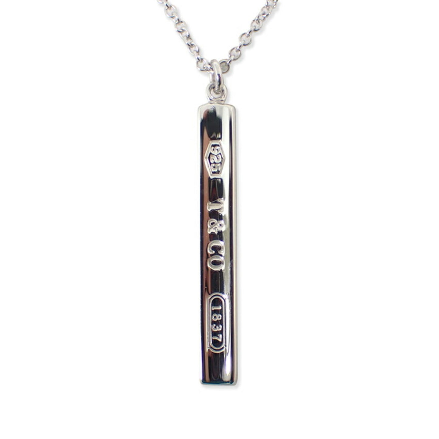 Tiffany Sv925 1837 Bar Pendant