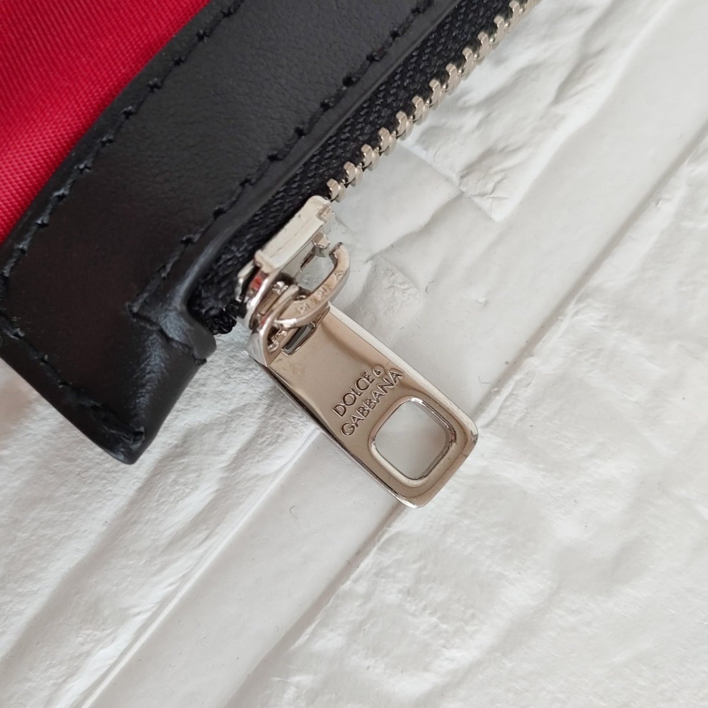 Dolce & Gabbana Super Pig Dg Love Print Handpouch Clutch Bag In Red