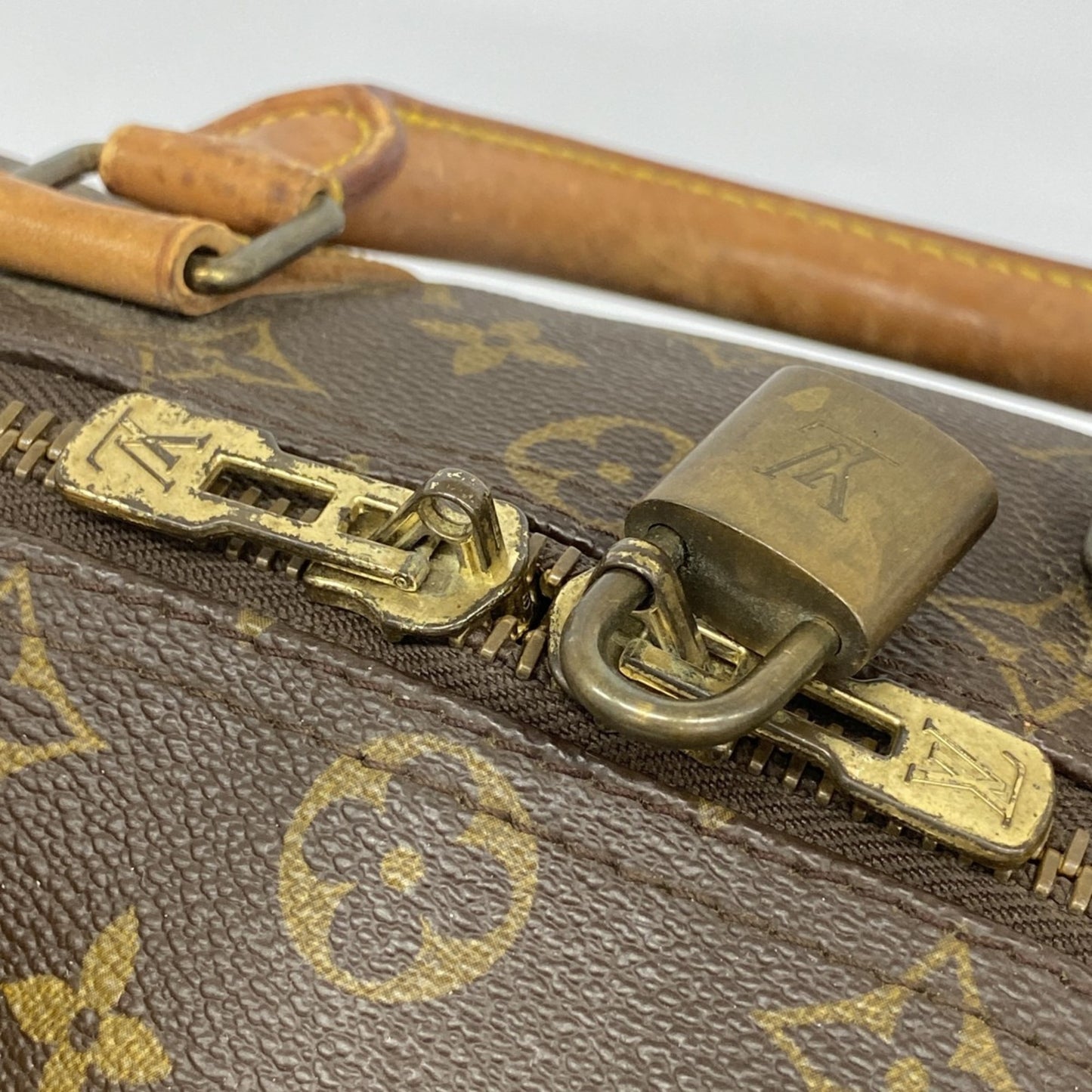 Louis Vuitton Monogram Keepall 45 Boston Bag M41428 Brown