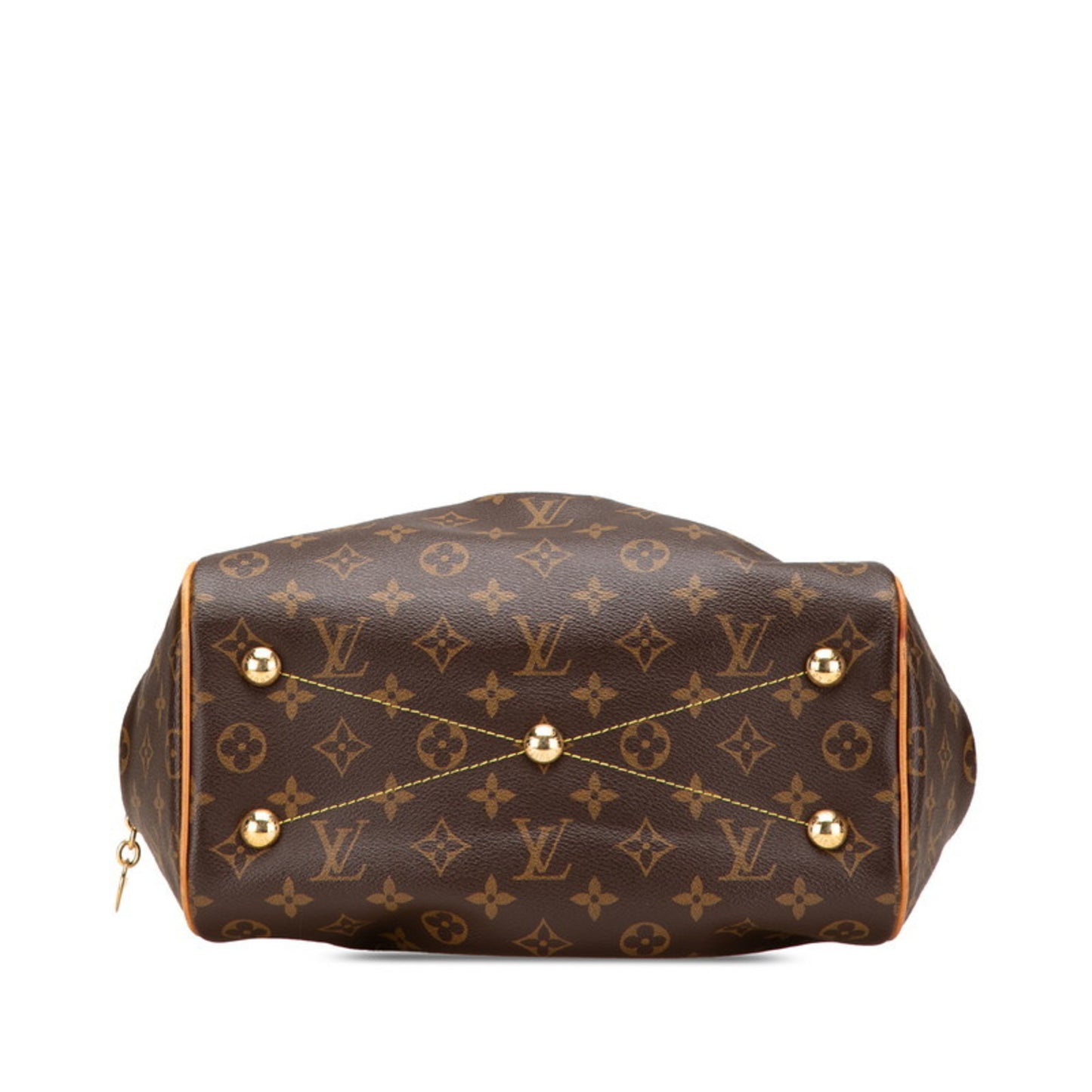 Louis Vuitton Monogram Tivoli Pm Handbag M40143 Brown Leather