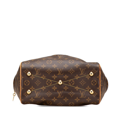 Louis Vuitton Monogram Tivoli Pm Handbag M40143 Brown Leather