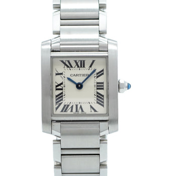 Cartier Tank Franaise W51008Q3 White Dial