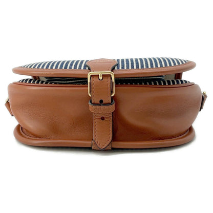 Celine Shoulder Bag Medium Folco Triomphe Stripe 191502 Celine Bags