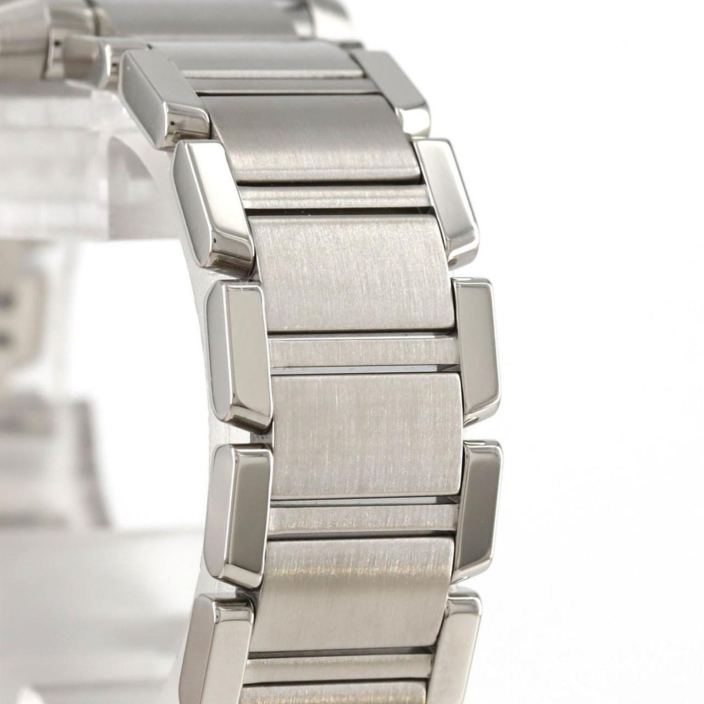 Cartier Tank Franaise Sm W51008Q3 Stainless Steel Quartz Watch