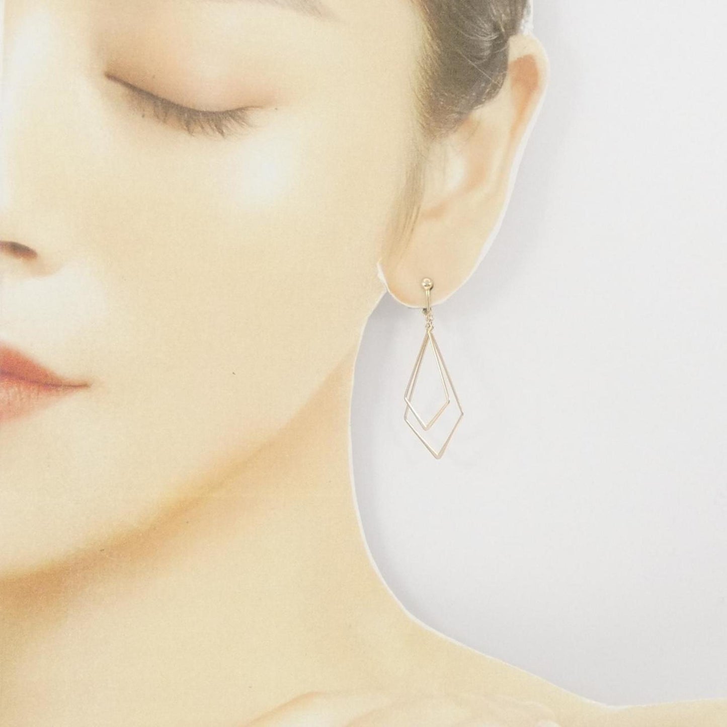Vendome Aoyama K10Yg Earrings