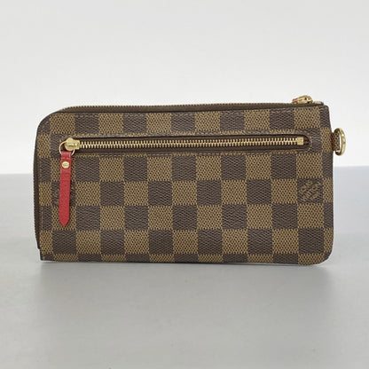 Louis Vuitton Damier T&B Complisse Portefeuille Long Wallet N61740 Red Ebene