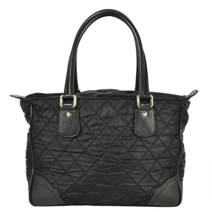 Chanel Paris New York Line Tote Bag Nylon Leather A33100 Black Coco Mark