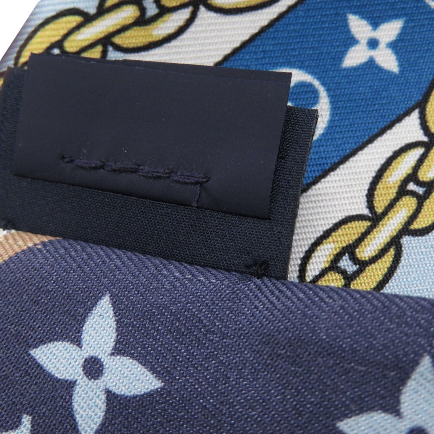 Louis Vuitton Bandeau Bb Bow M96174 Silk Blue Scarf Muffler 0022 Louis Vuitton