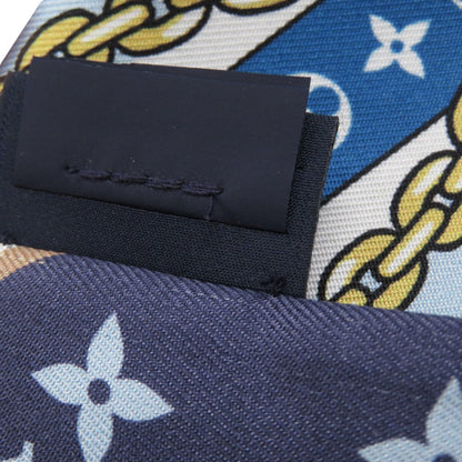 Louis Vuitton Bandeau Bb Bow M96174 Silk Blue Scarf Muffler 0022 Louis Vuitton