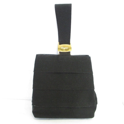 Salvatore Ferragamo Vara Hardware Handbag In Black