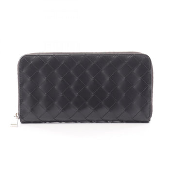 Bottega Veneta Intrecciato Round Long Wallet