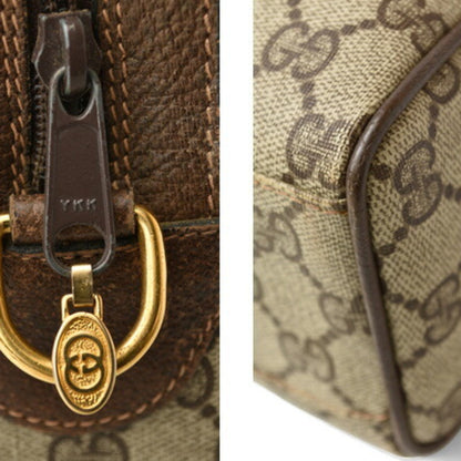 Gucci Boston Bag Shoulder 2Way Gucci Gg Brown Beige Sherry Line