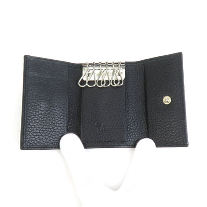 Gucci Key Case Gg Canvas Black