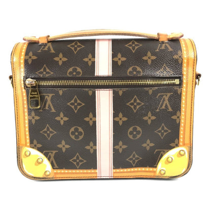 Louis Vuitton M43628 Monogram Summer Trunk Pochette Metis 2Way Bag Shoulder Crossbody Handbag Canvas