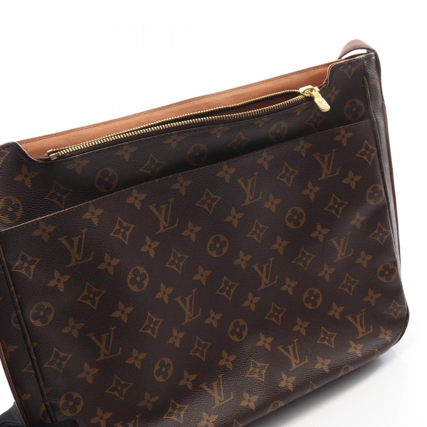 Louis Vuitton Messenger Bobble Mm Shoulder Bag In Coated Canvas With Monogram Design