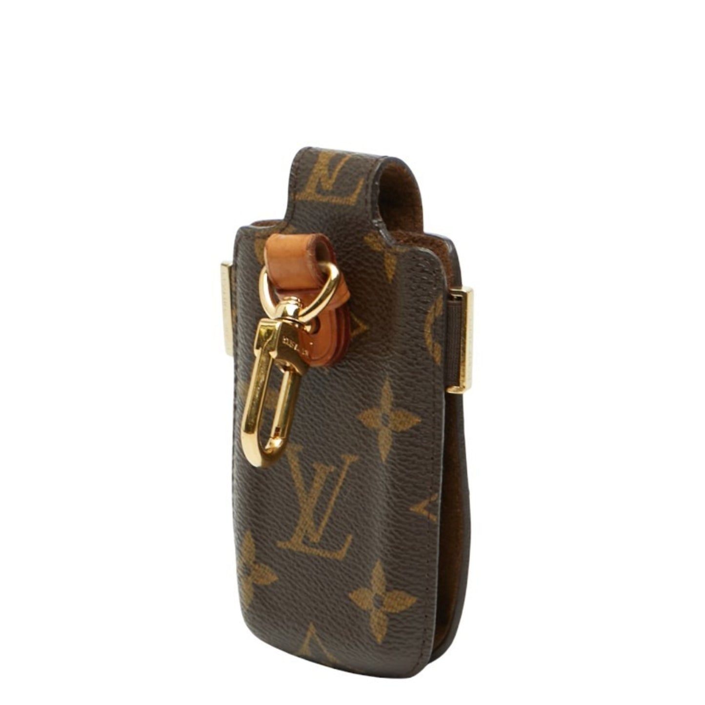Louis Vuitton Monogram Etui Telephone International Pm Key Case/Mobile Phone Case M63064 Brown