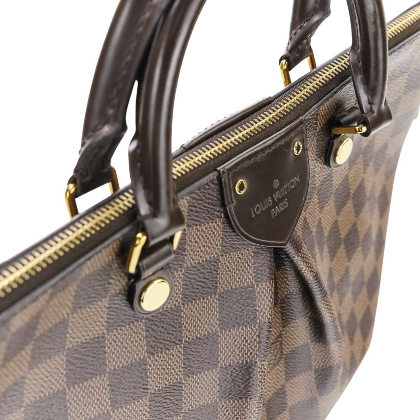 Louis Vuitton Damier Ebene Siena Pm Handbag N41545 Brown