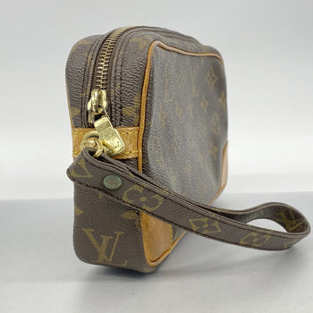 Louis Vuitton Monogram Marly Dragonne Pm Clutch Bag M51827 Brown