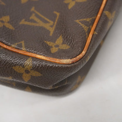 Louis Vuitton Monogram Compigne 23 Clutch Bag M51847 Brown