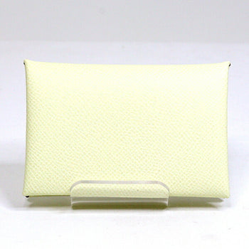 Hermes Hermes Calvi Card Case Coin Epson Jaune Milton W Stamp Made In 2024 Unused