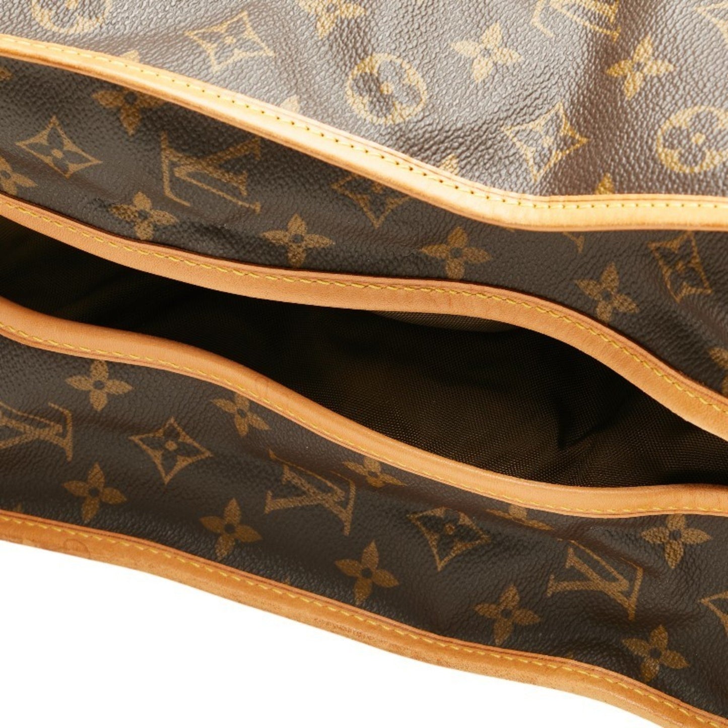 Louis Vuitton Monogram Portable Cabin Garment Case Shoulder Bag M23420 Brown Leather